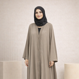 Plain Abaya - Beige