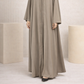 Plain Abaya - Beige