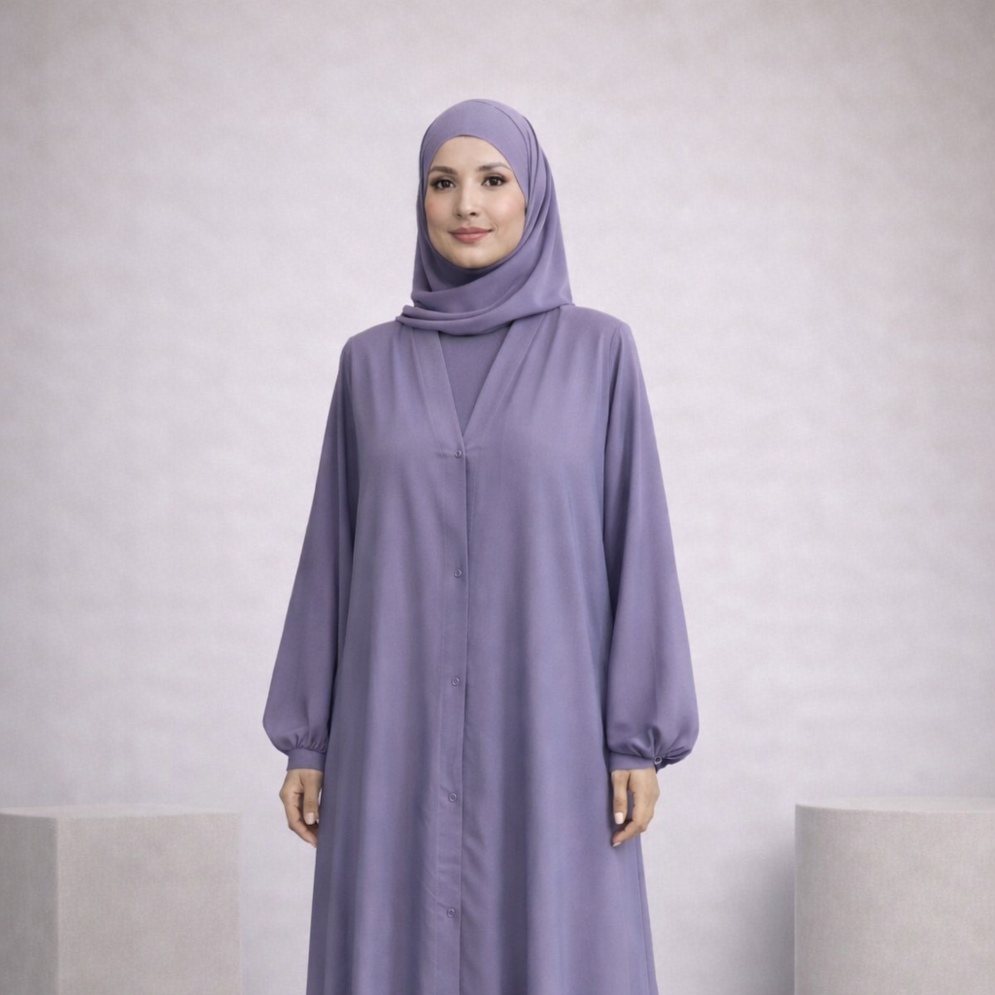 Elastic Open Front Abayas Deal