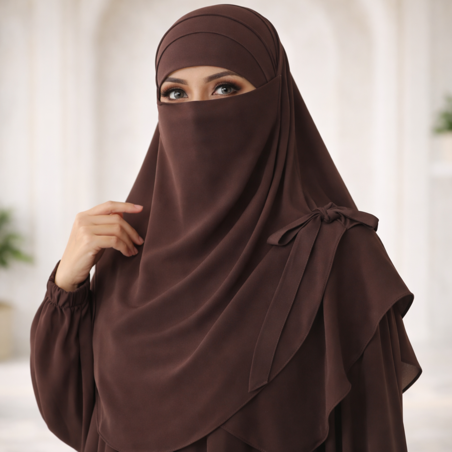 Matching Hijab, Niqab & Cap