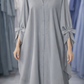 Tie Abaya - Warm Gray