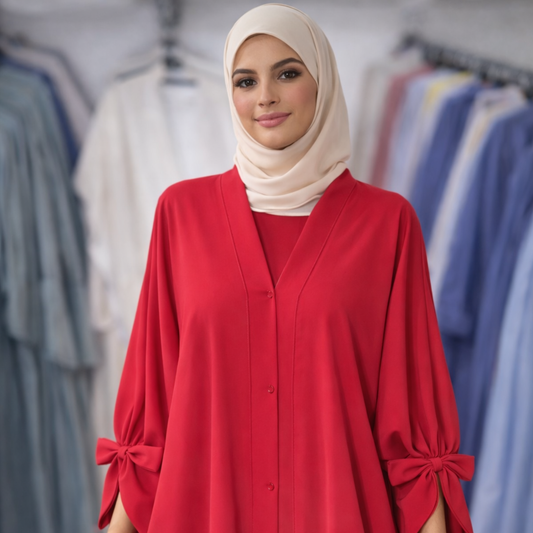 Tie Abaya - Red
