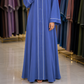 Pipin abaya - Periwinkle Blue