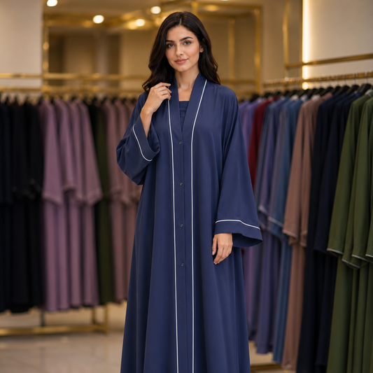 Pipin abaya - Slate Blue