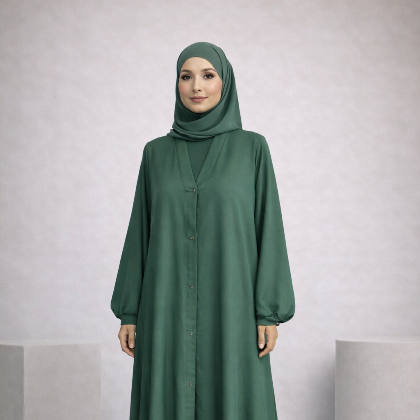Elastic Open Front Abayas Deal