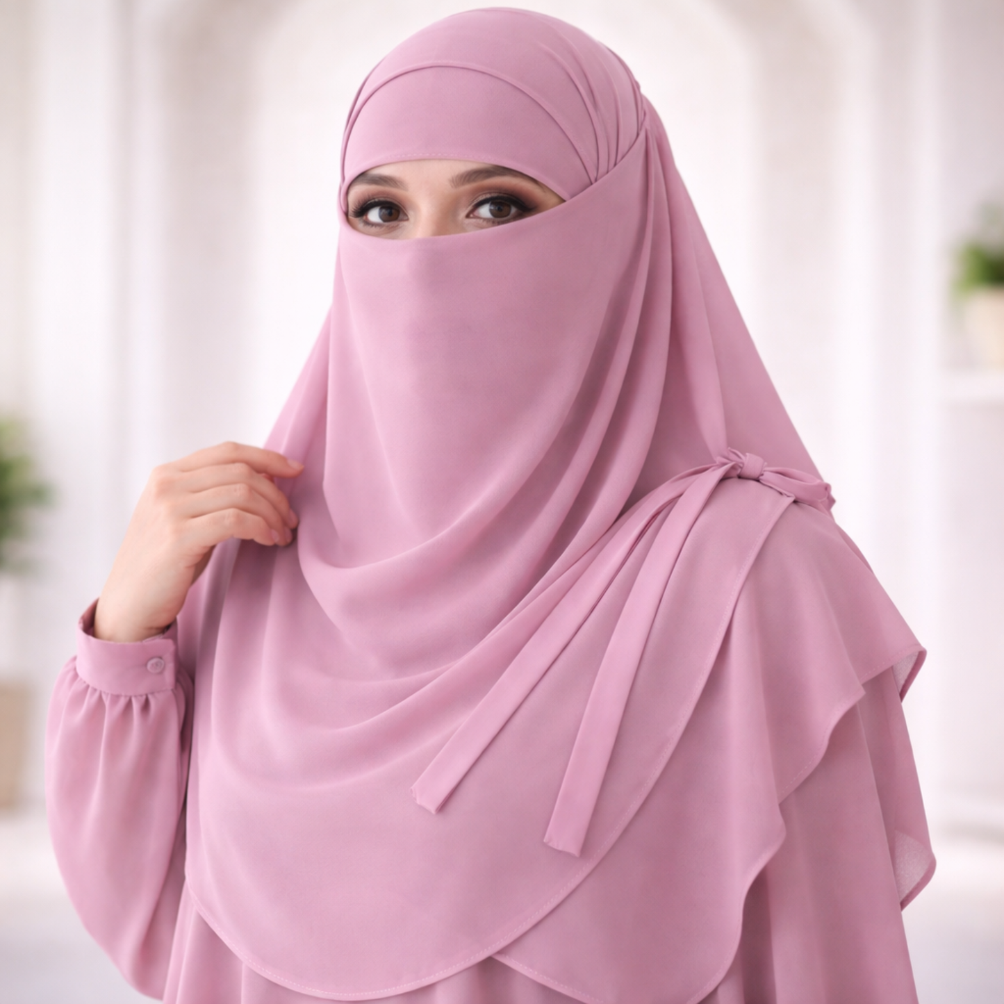 Matching Hijab, Niqab & Cap