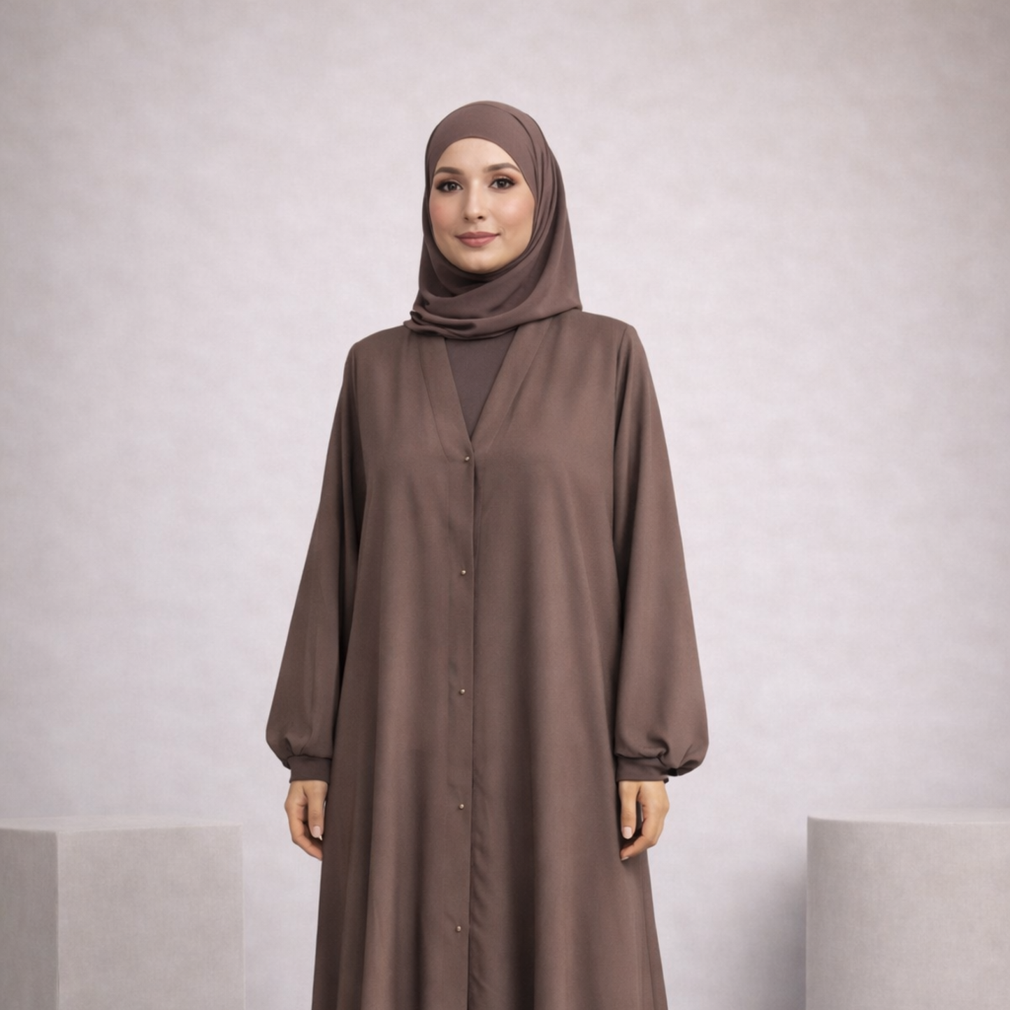 Elastic Open Front Abayas Deal
