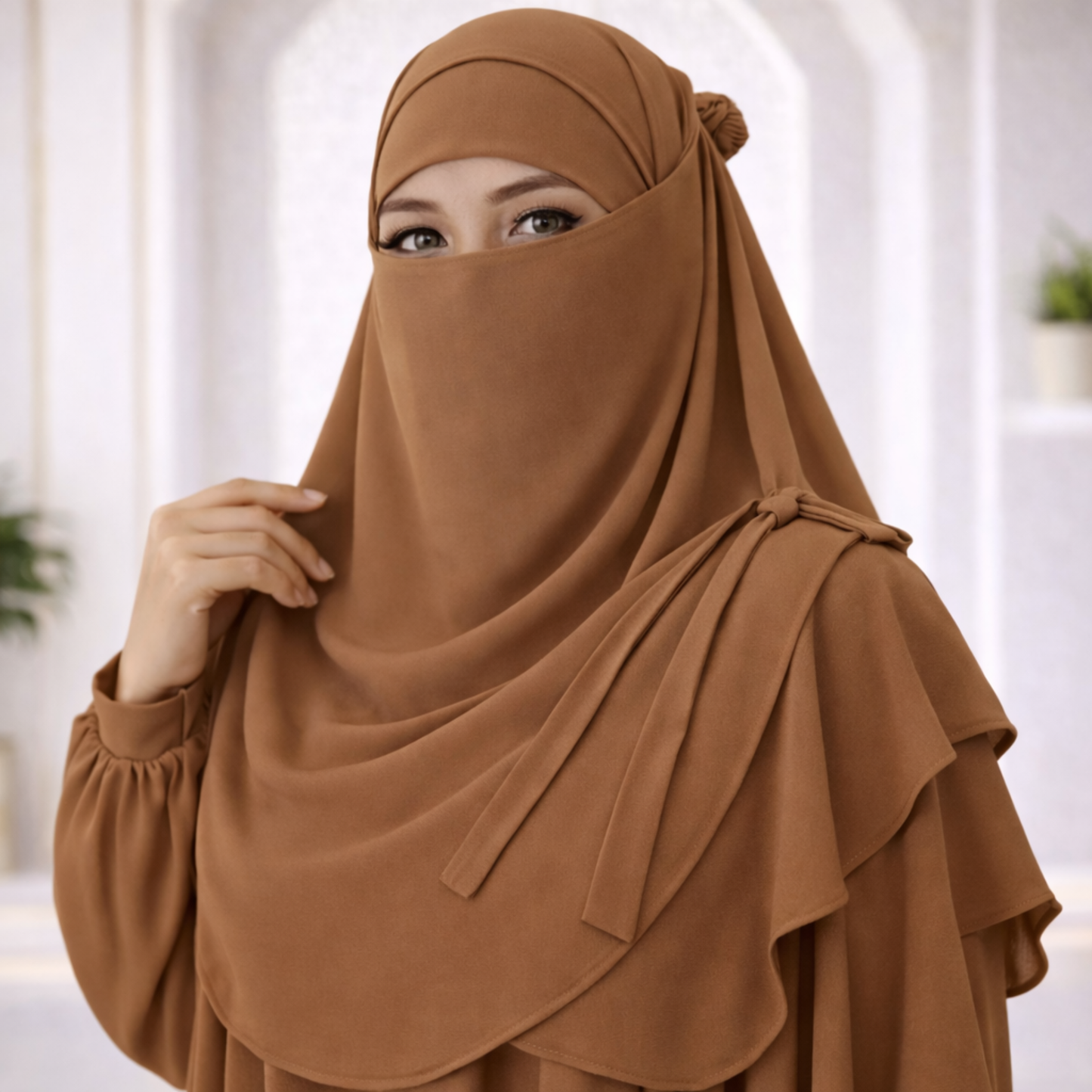Matching Hijab, Niqab & Cap
