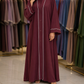 Pipin abaya - Light Mehroon