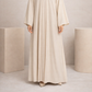 Dubai Style Abaya - Beige