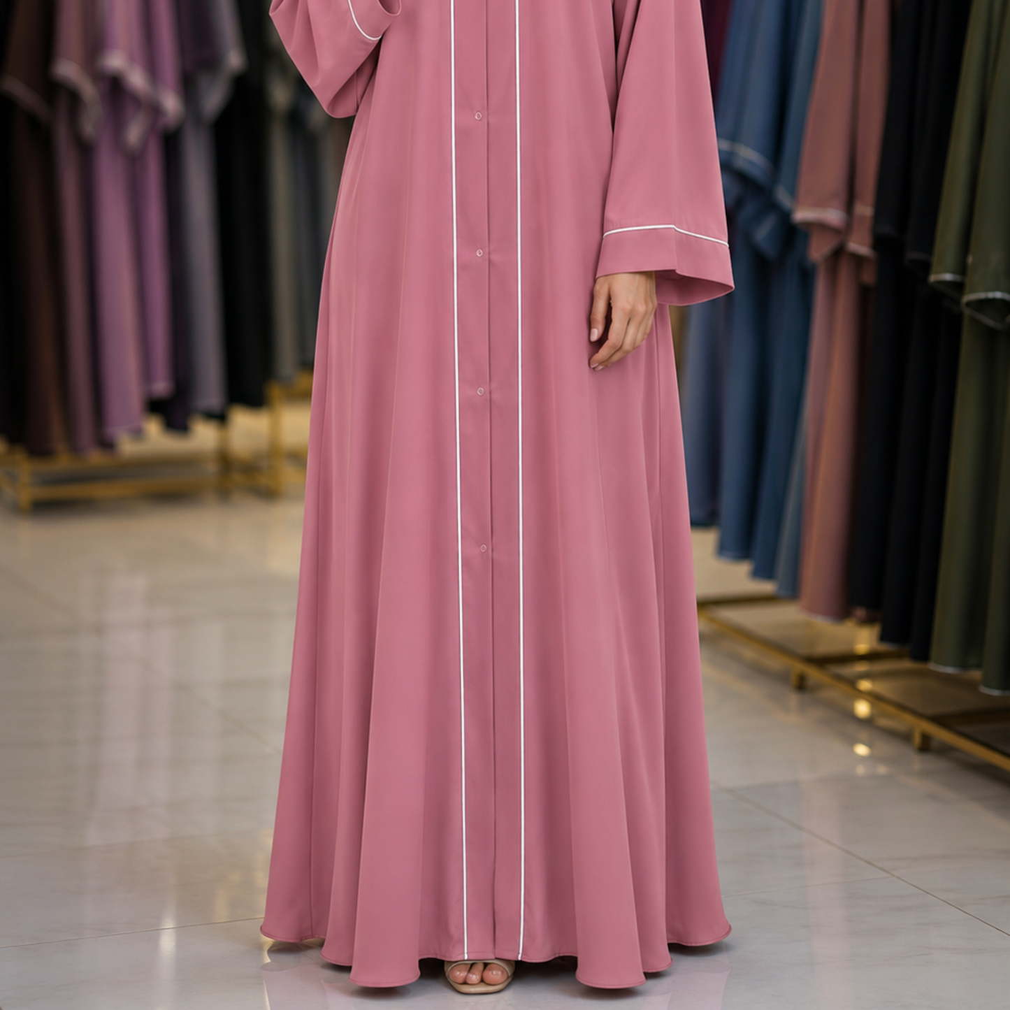 Pipin abaya - Peach