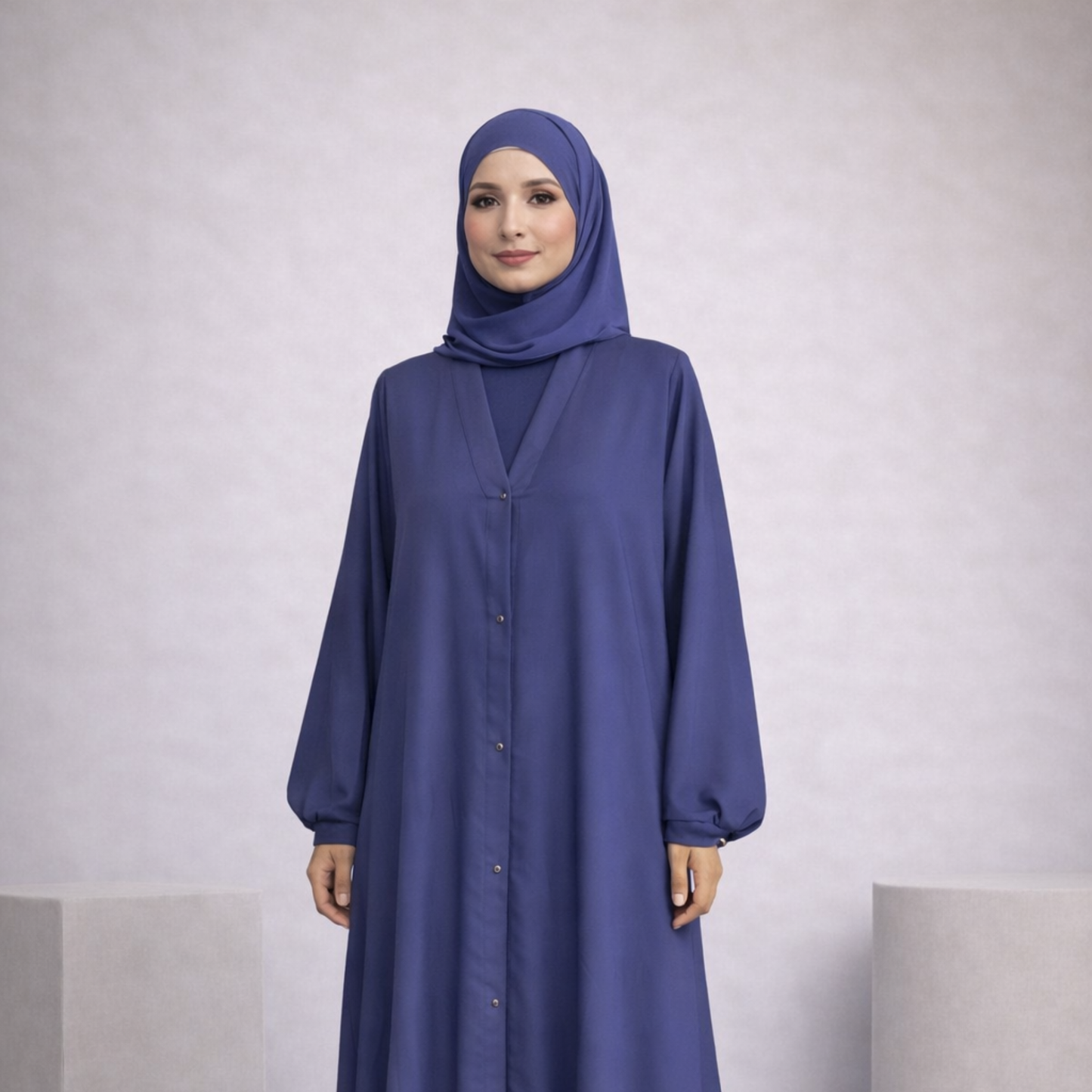 Elastic Open Front Abayas Deal