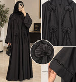 Cut Dana & Tissue Work Abaya