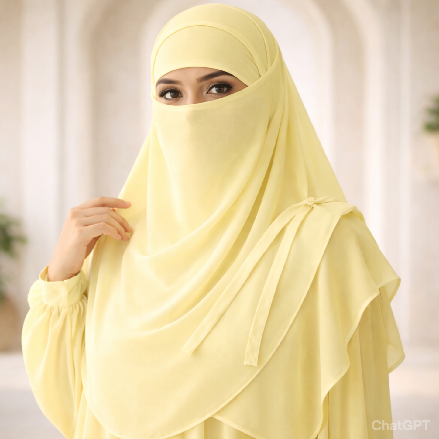 Matching Hijab, Niqab & Cap