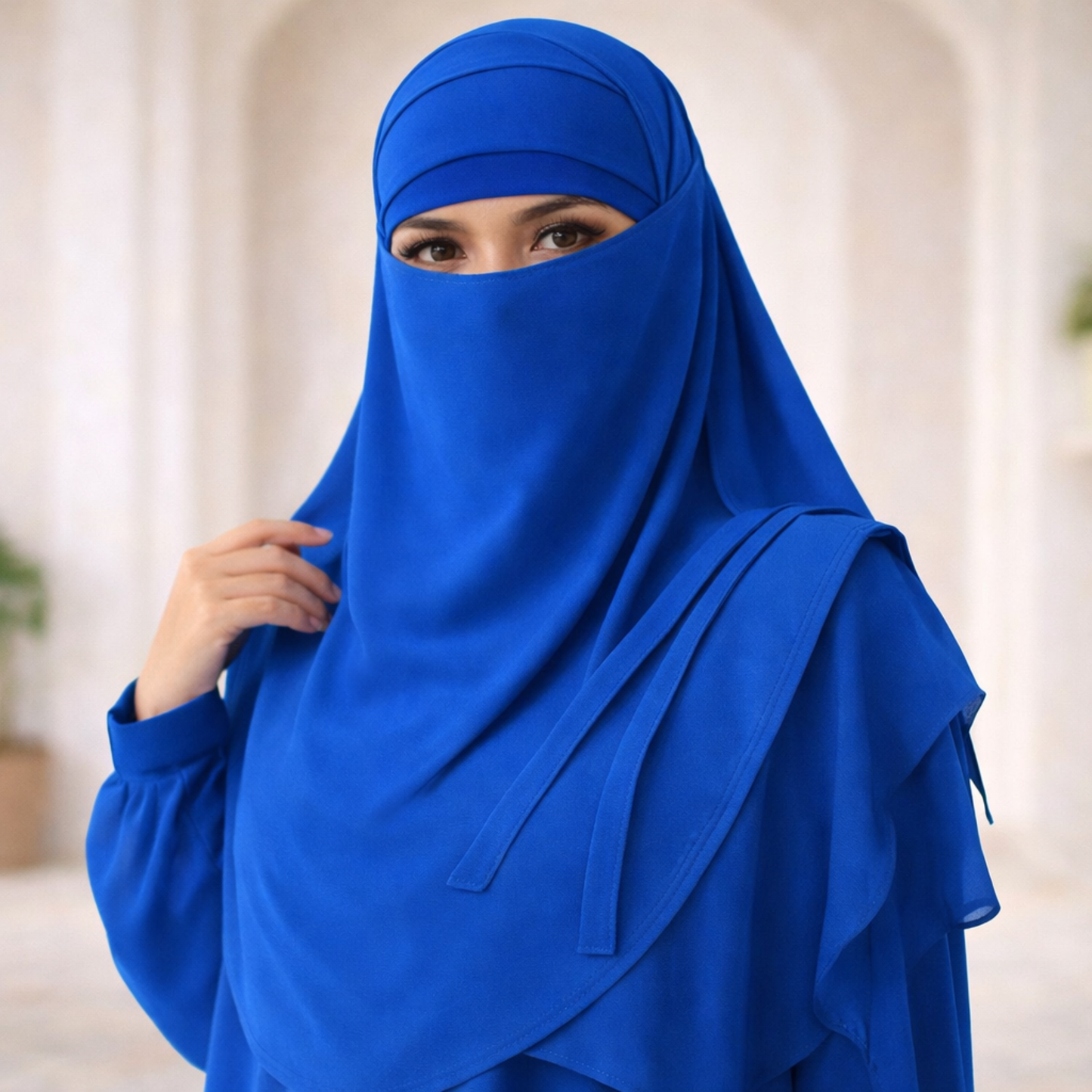 Matching Hijab, Niqab & Cap