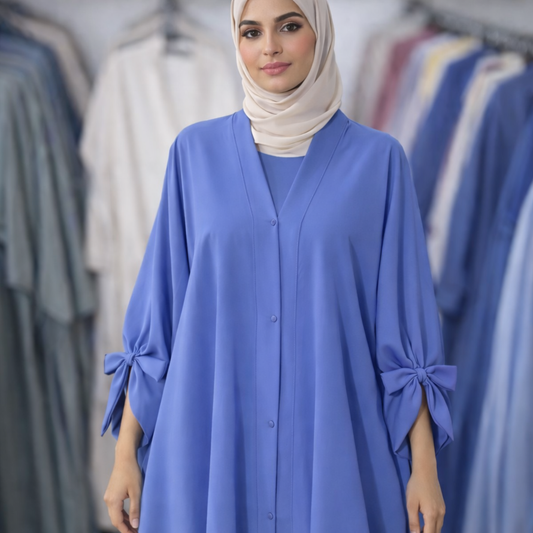 Tie Abaya - Periwinkle Blue