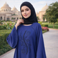 Chill design abaya - Blue