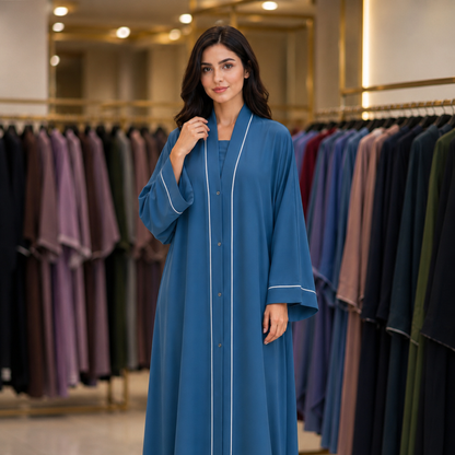 Pipin abaya - Occean Blue