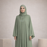Dubai Style Abaya - Sage Green
