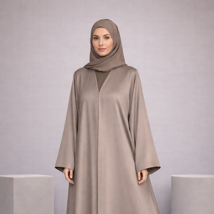 Tiktok Abaya - Dusty Pink
