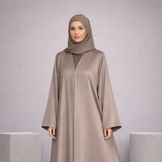 Tiktok Abaya - Dusty Pink