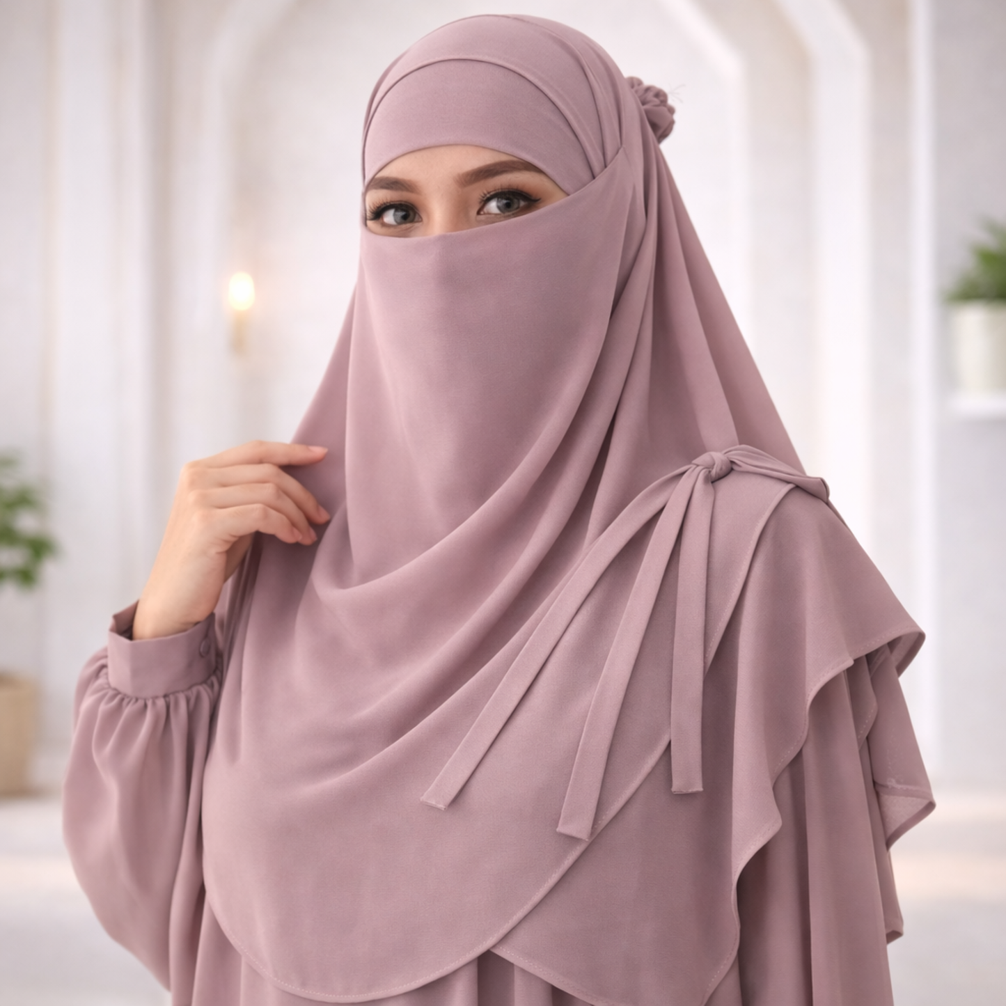 Matching Hijab, Niqab & Cap