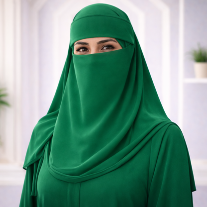 Matching Hijab, Niqab & Cap