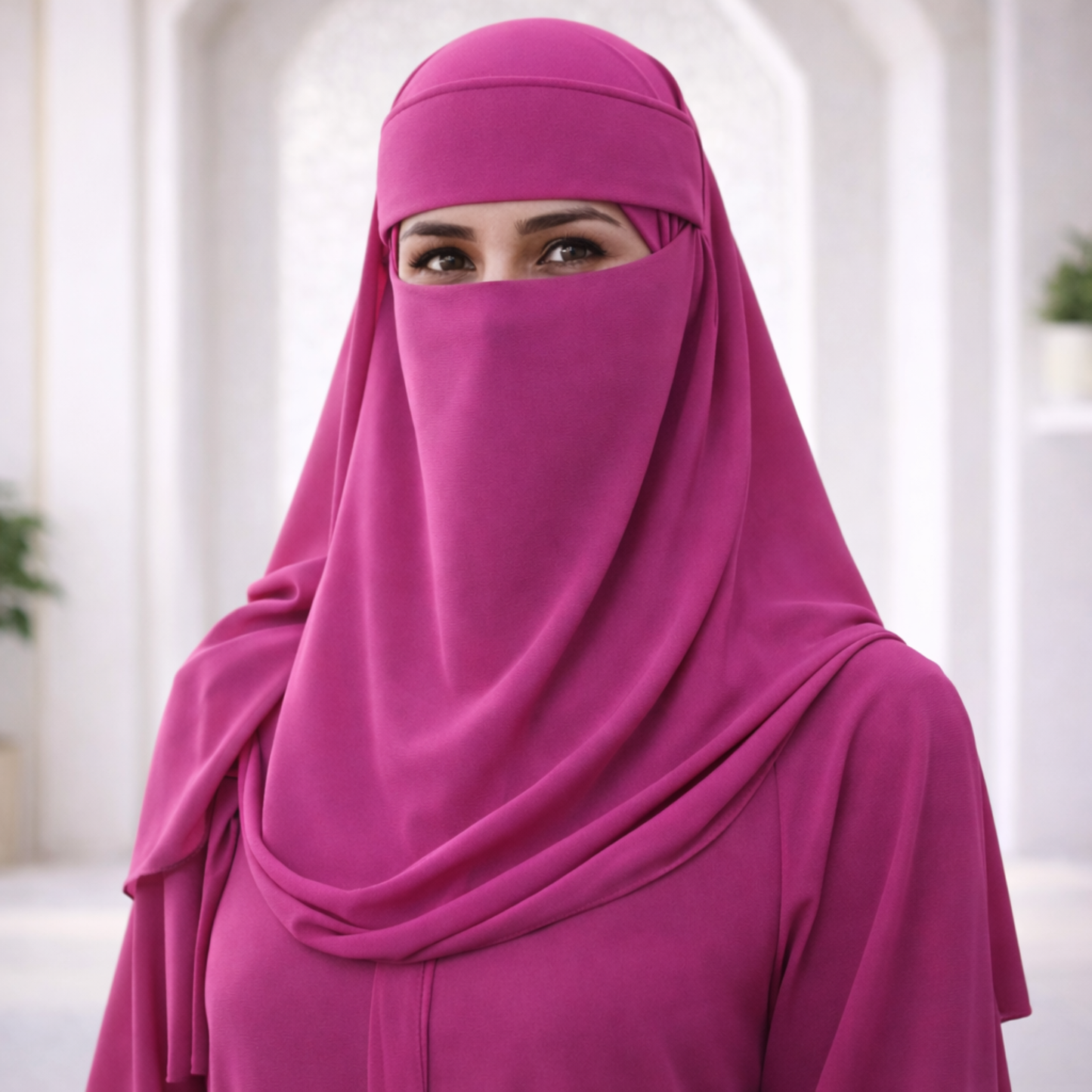 Matching Hijab, Niqab & Cap