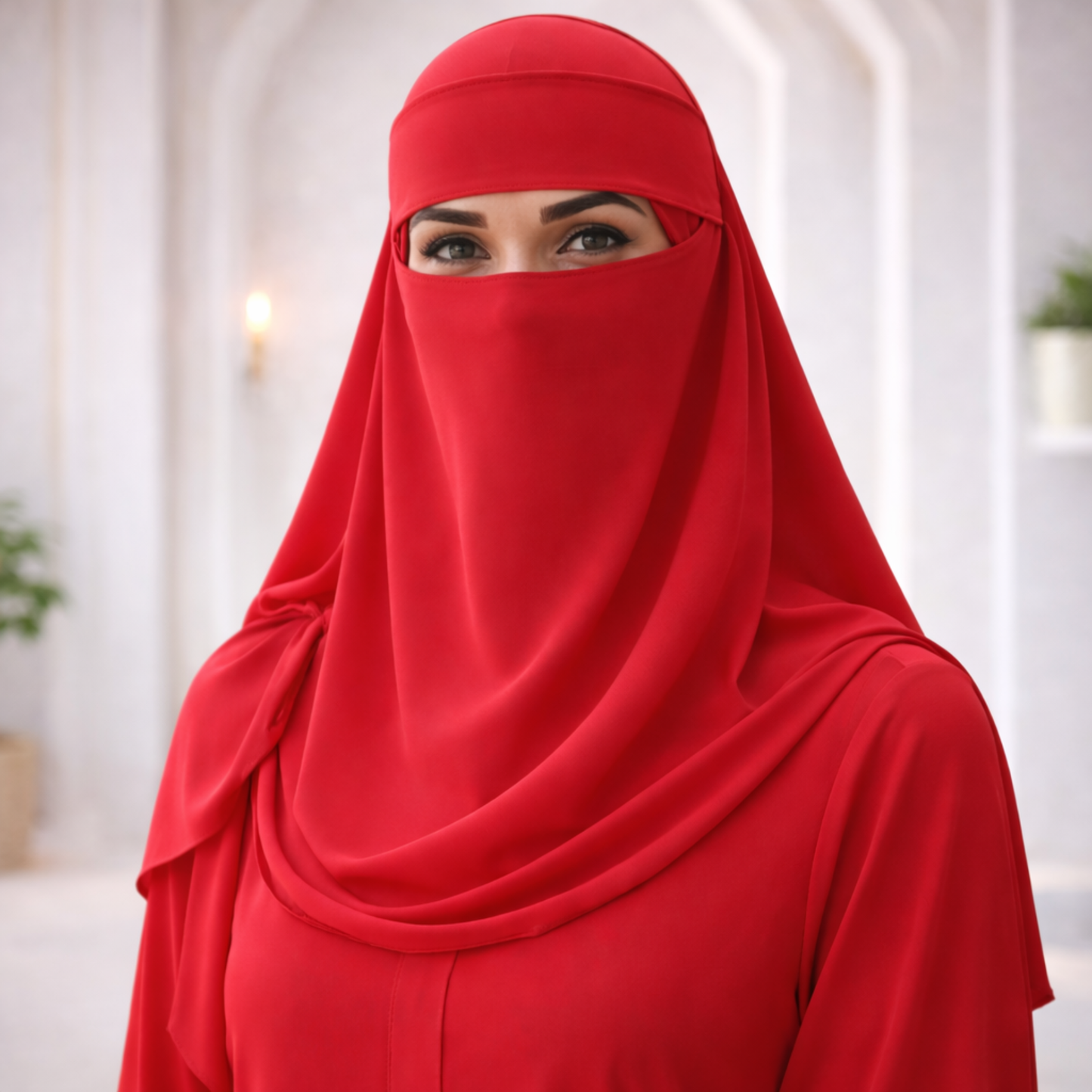 Matching Hijab, Niqab & Cap