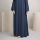Plain Abaya - Lavender Blue