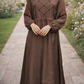 Fashion abaya - Brown