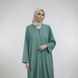 Print Abaya - Mint Green