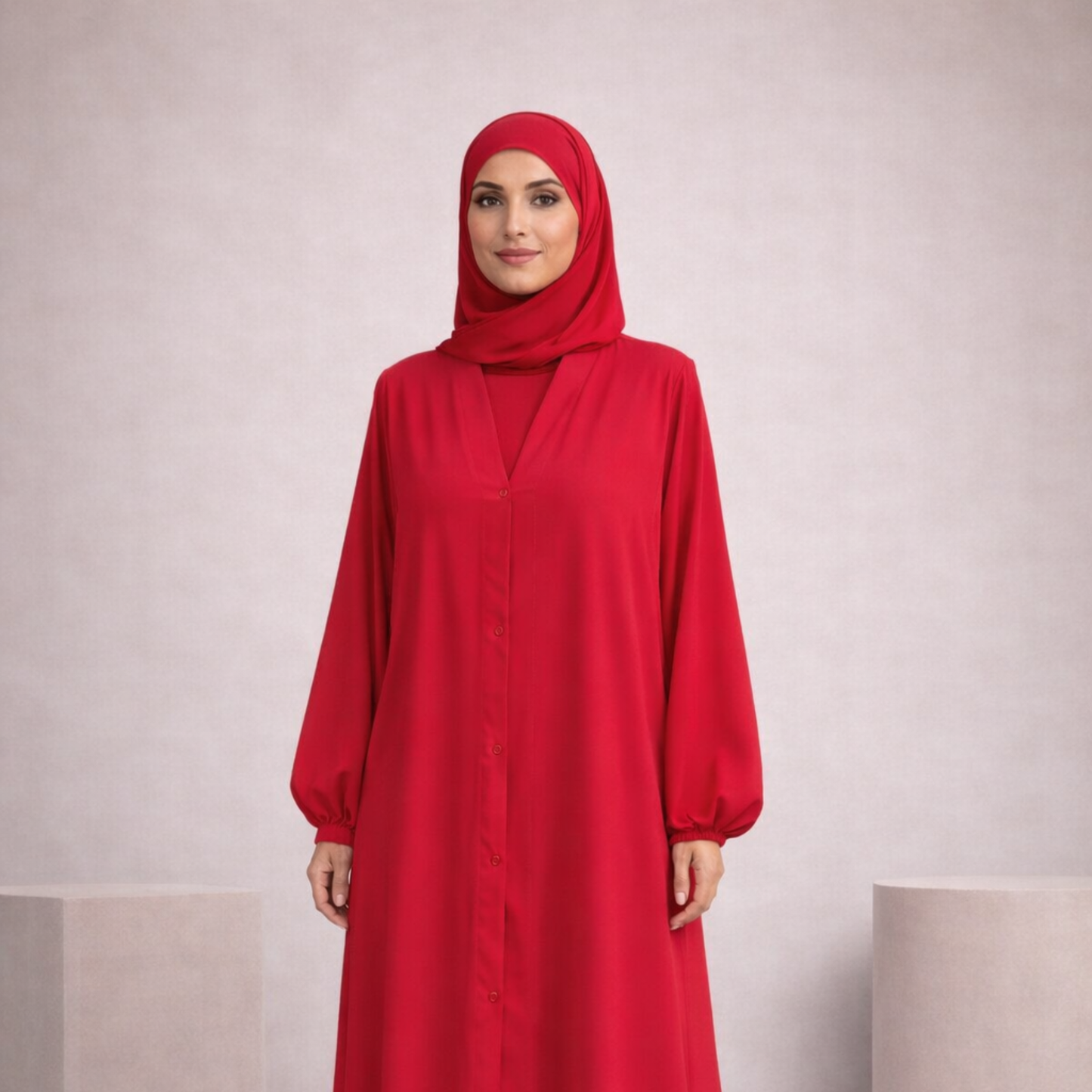 Elastic Open Front Abayas Deal