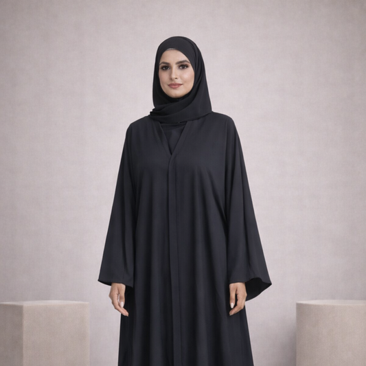 Tiktok Abaya - Black