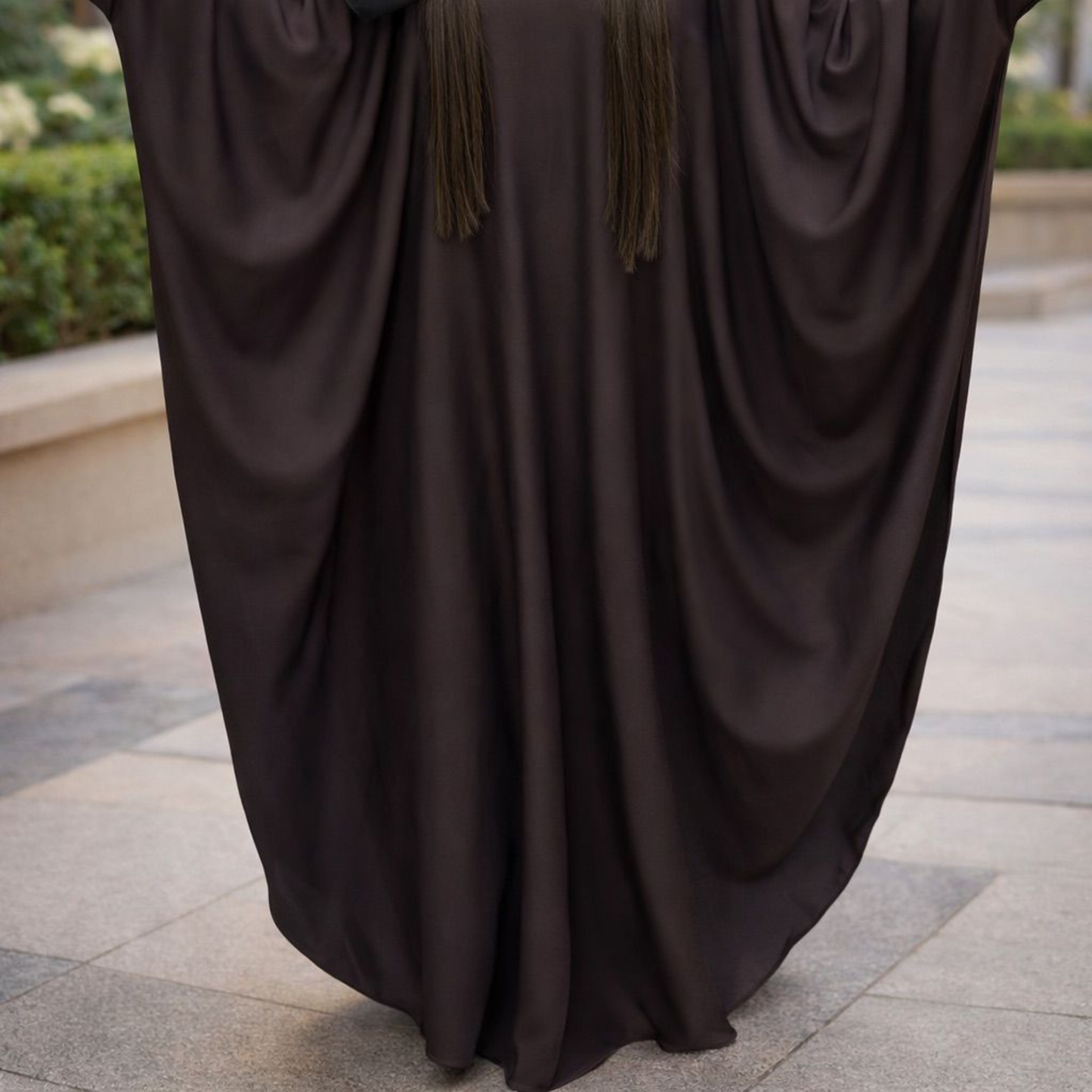 Butterfly Abaya - Coffee Brown