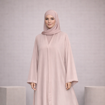 Tiktok Abaya - Zephyra Pink