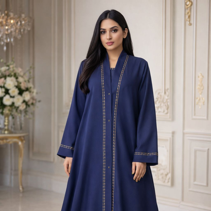 Fancy Abaya - Lavender Blue