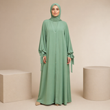 Tie Abaya - Mint Green