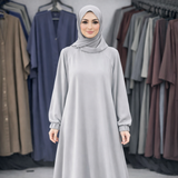 Maxi abaya - Silver
