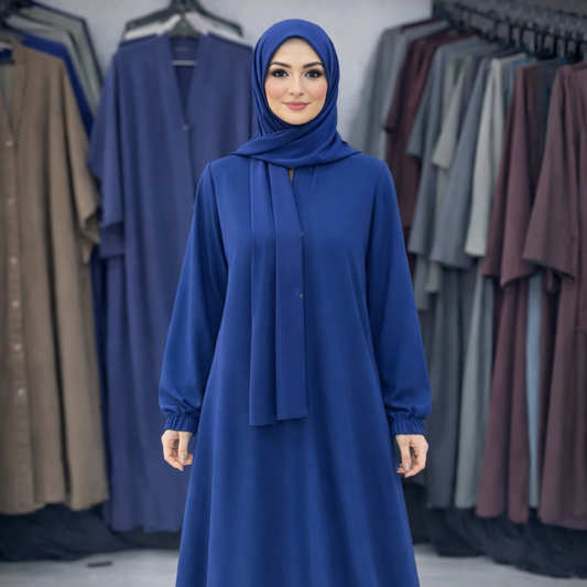 Maxi abaya - Blue