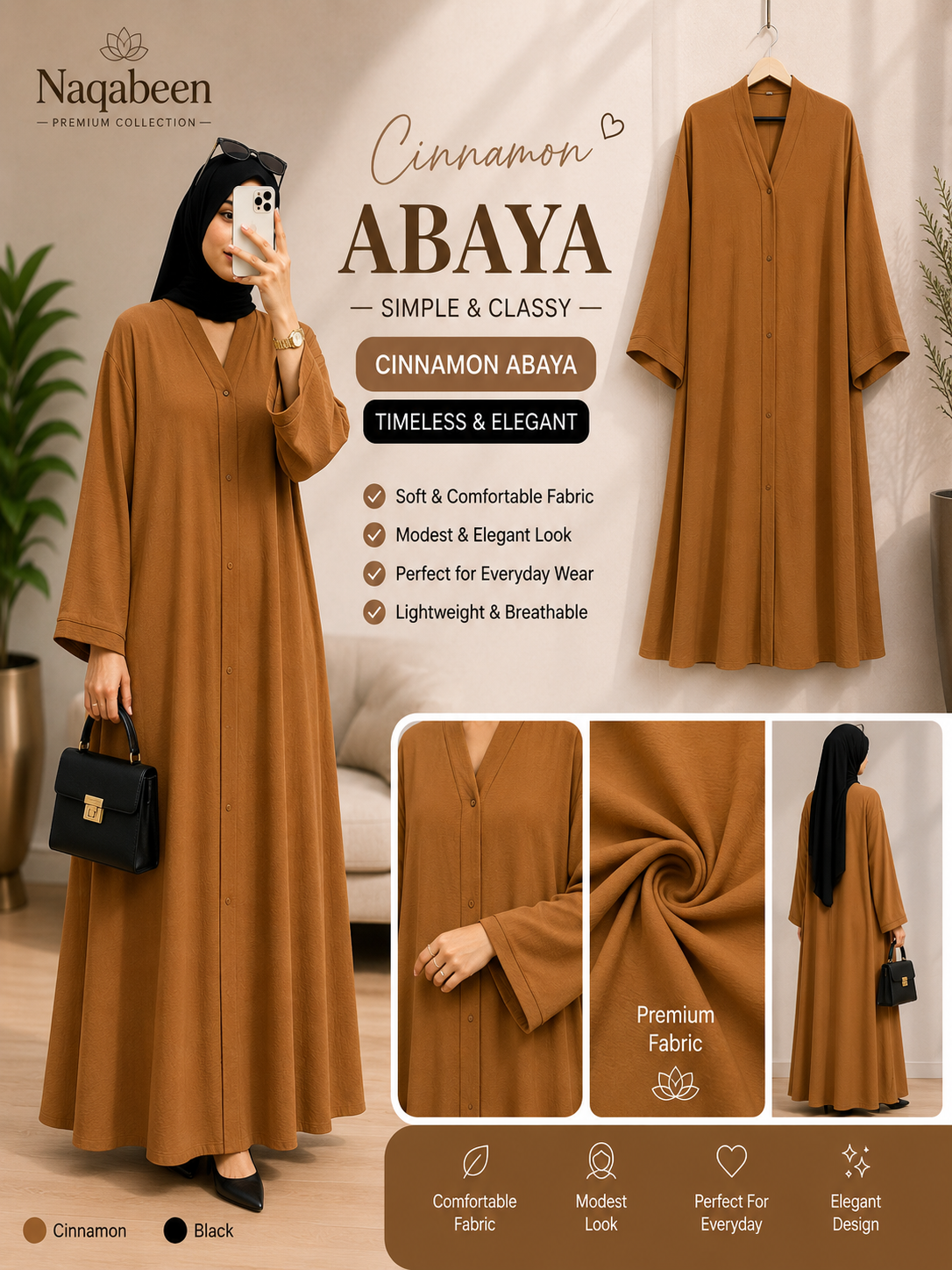 Plain Abaya Deal