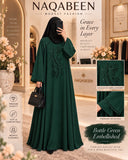 Embroidery Abaya - Greenish