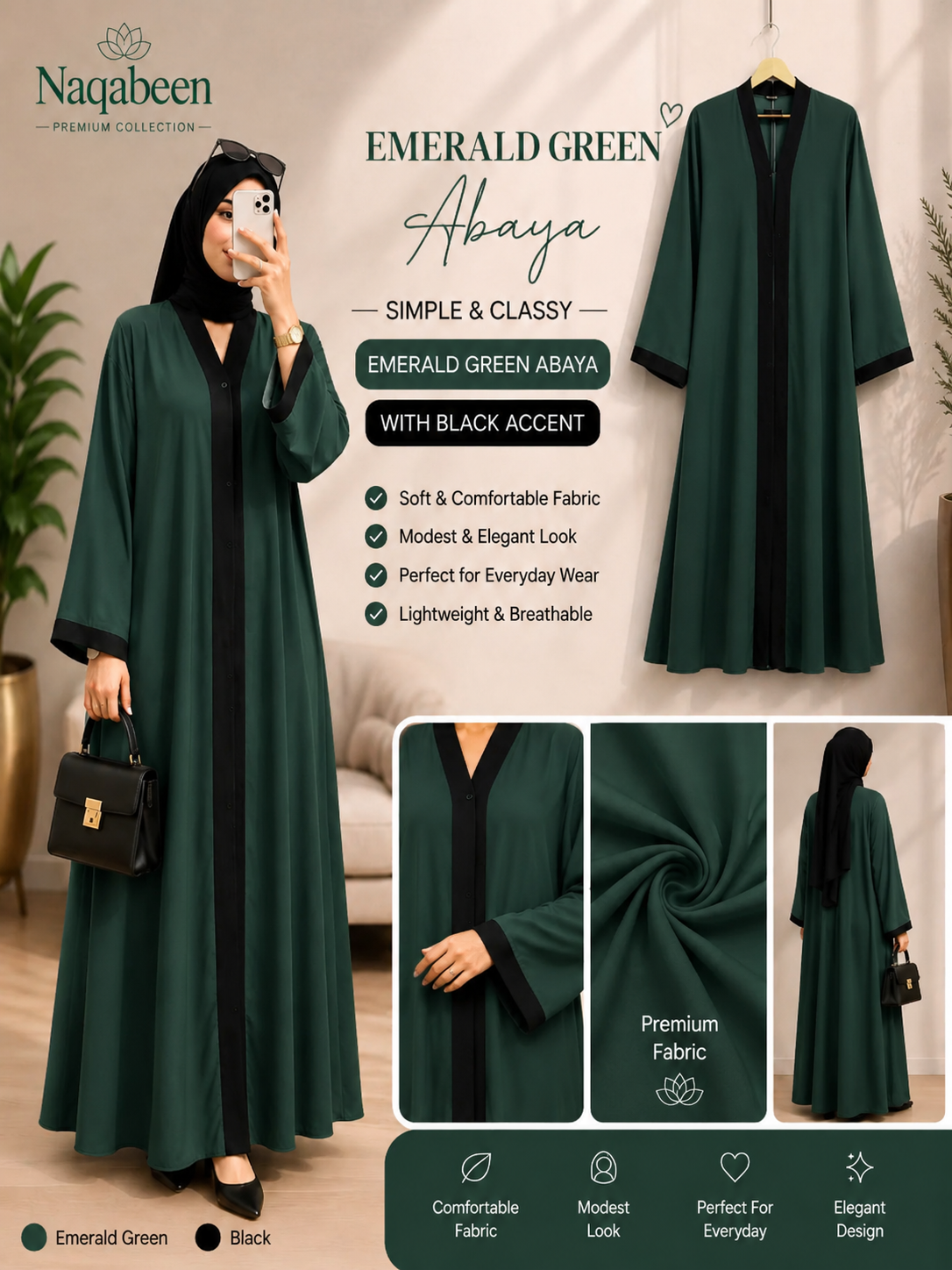 Plain Abaya Deal