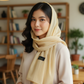 Chiffon Hijab - Pale Gold