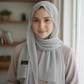 Chiffon Hijab - Light Grey