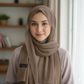 Chiffon Hijab - Dusty Brown