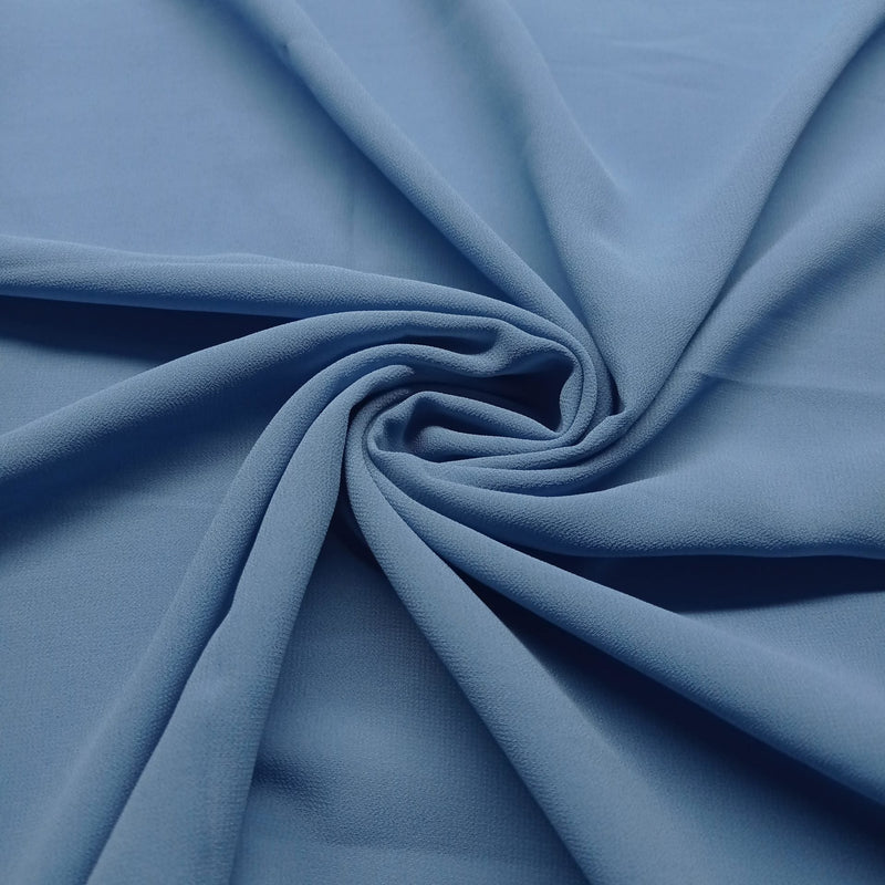 Georgette Hijab - Teal Blue