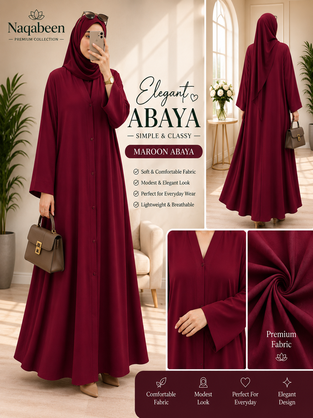Plain Abaya Deal