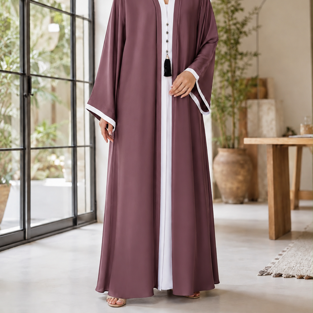 Modern Abaya - Pink Opal
