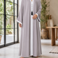 Modern Abaya - Dove Grey